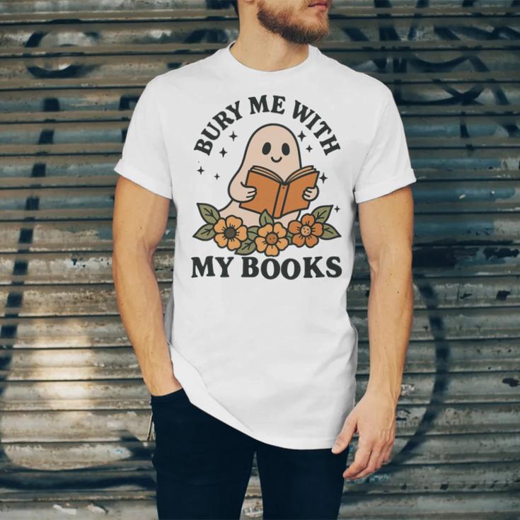 Bury Me With My Books Ghost Tee Unisex Jersey T-Shirt Bury Me With My Books Ghost Tee Unisex Jersey T-Shirt