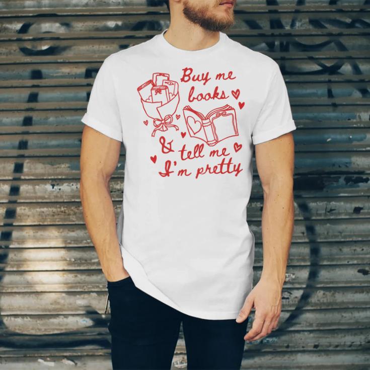 Buy Me Books And Tell Me I'm Pretty Unisex Jersey T-Shirt