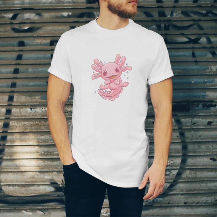 If I Cant Bring My Axolotl Im Not Going Salamander Introvert Unisex Jersey T-Shirt