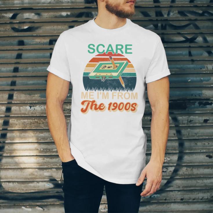 You Can't Scare Me I'm From The 1900s Retro Vintage Premium Tri-Blend Unisex Jersey T-Shirt You Can't Scare Me I'm From The 1900s Retro Vintage Premium Tri-Blend Unisex Jersey T-Shirt