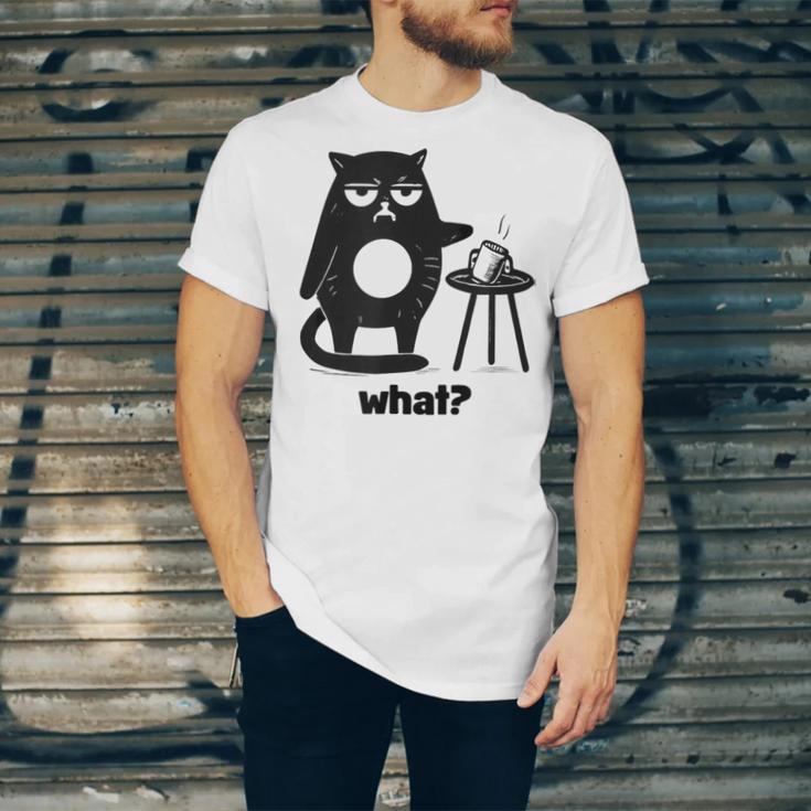 Cat What Humor Introvert Anti-Social Unisex Jersey T-Shirt Cat What Humor Introvert Anti-Social Unisex Jersey T-Shirt