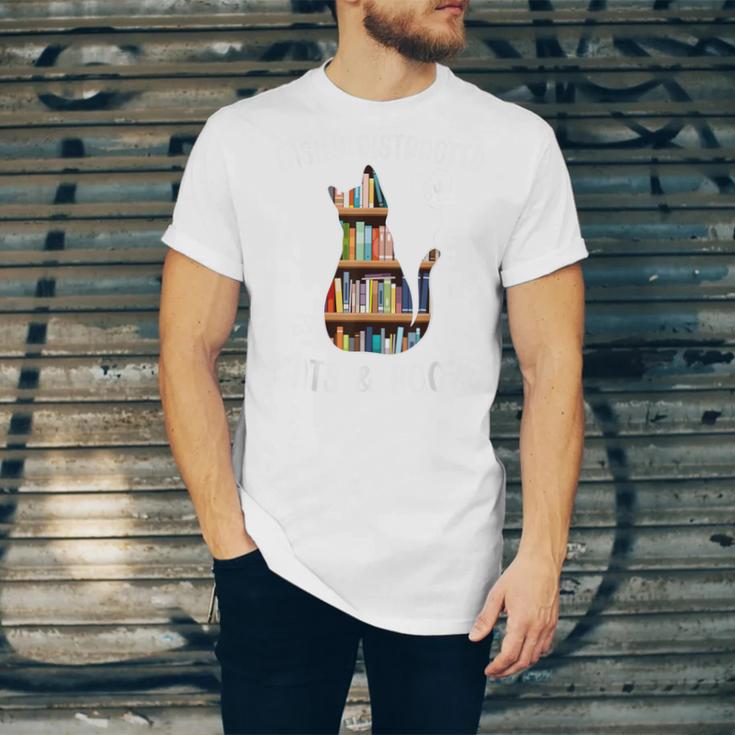 Cat Lover Tee Women Book Lover Reading Librarian Read Unisex Jersey T-Shirt