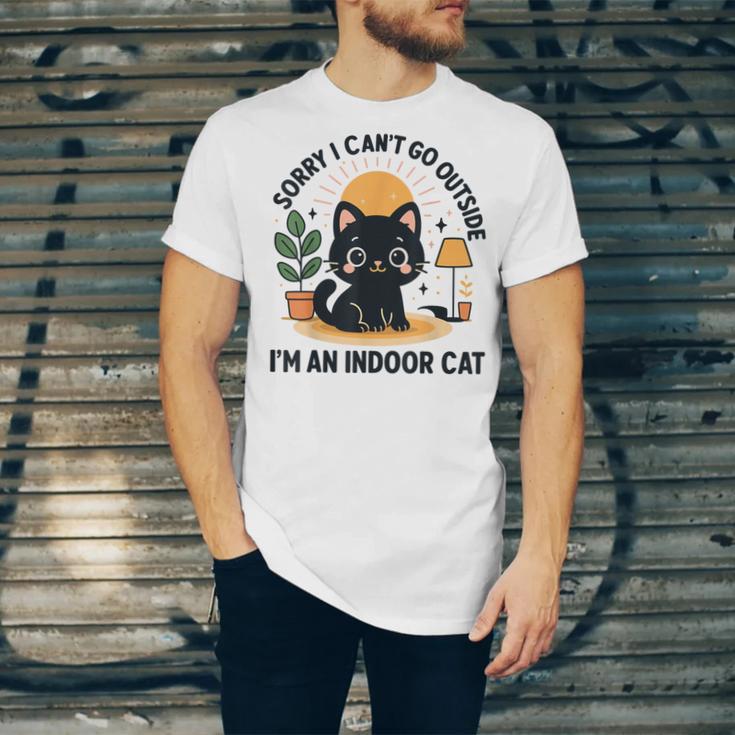 Cat Shirt Introvert Sorry I Can’t Go I’m An Indoor Cat Unisex Jersey T-Shirt Cat Shirt Introvert Sorry I Can’t Go I’m An Indoor Cat Unisex Jersey T-Shirt