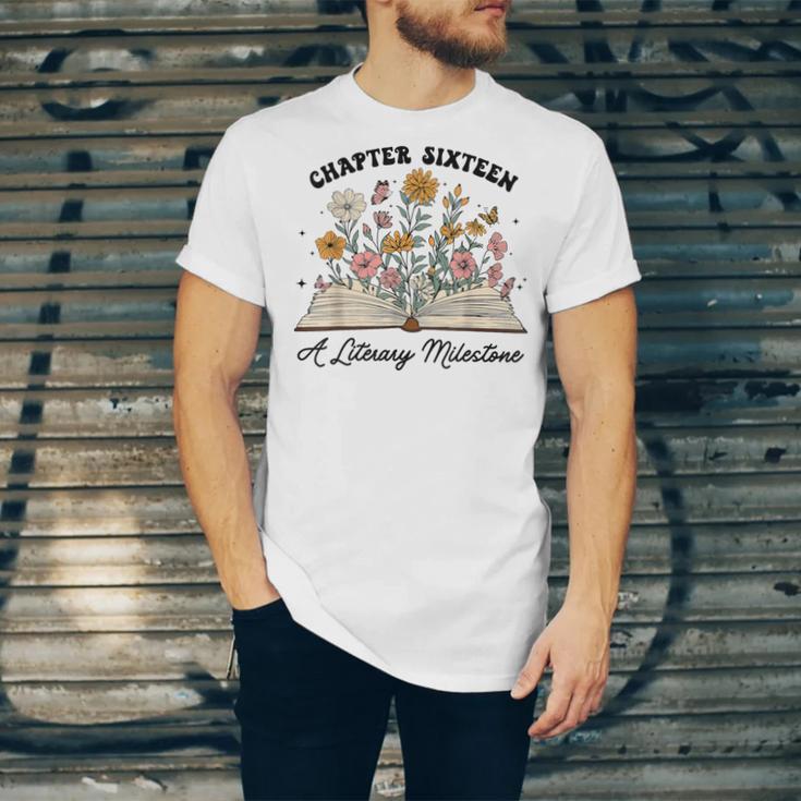 Chapter 16 A Literary Milestone 16th Birthday Book Lovers Unisex Jersey T-Shirt