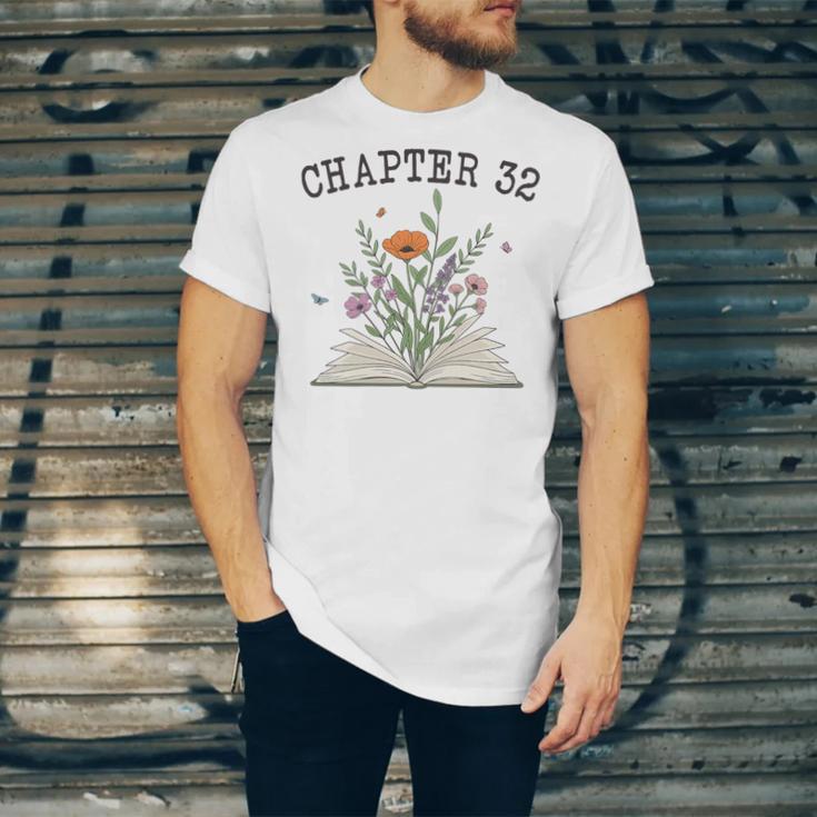 Chapter 32- Book Lovers & Readers 32nd Birthday Wildflowers Premium Tri-Blend Unisex Jersey T-Shirt Chapter 32- Book Lovers & Readers 32nd Birthday Wildflowers Premium Tri-Blend Unisex Jersey T-Shirt