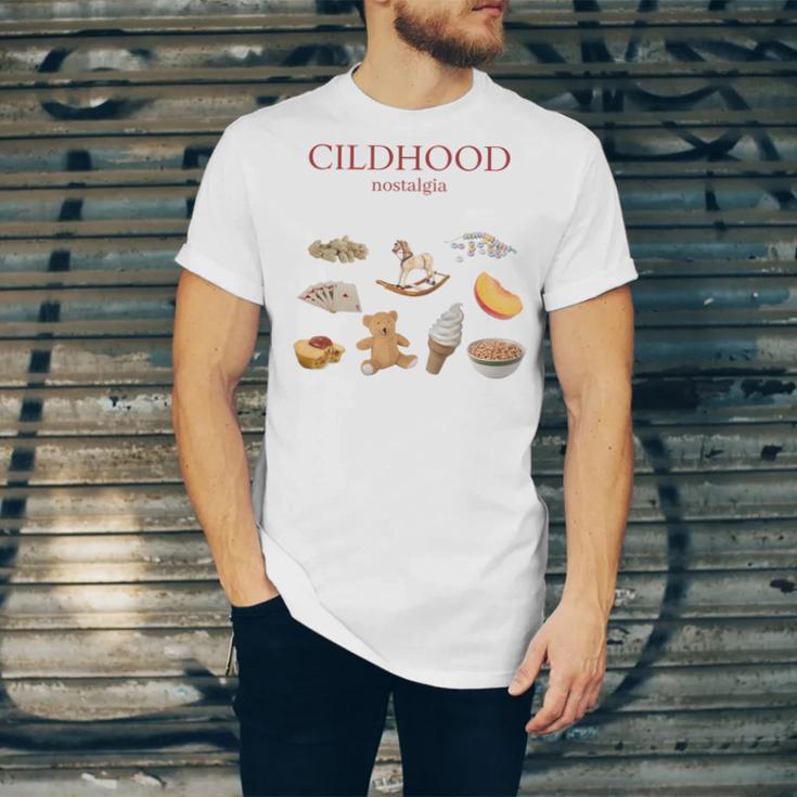 Childhood Nostalgia Good Memories Teddy Bear Ice Cream Unisex Jersey T-Shirt Childhood Nostalgia Good Memories Teddy Bear Ice Cream Unisex Jersey T-Shirt