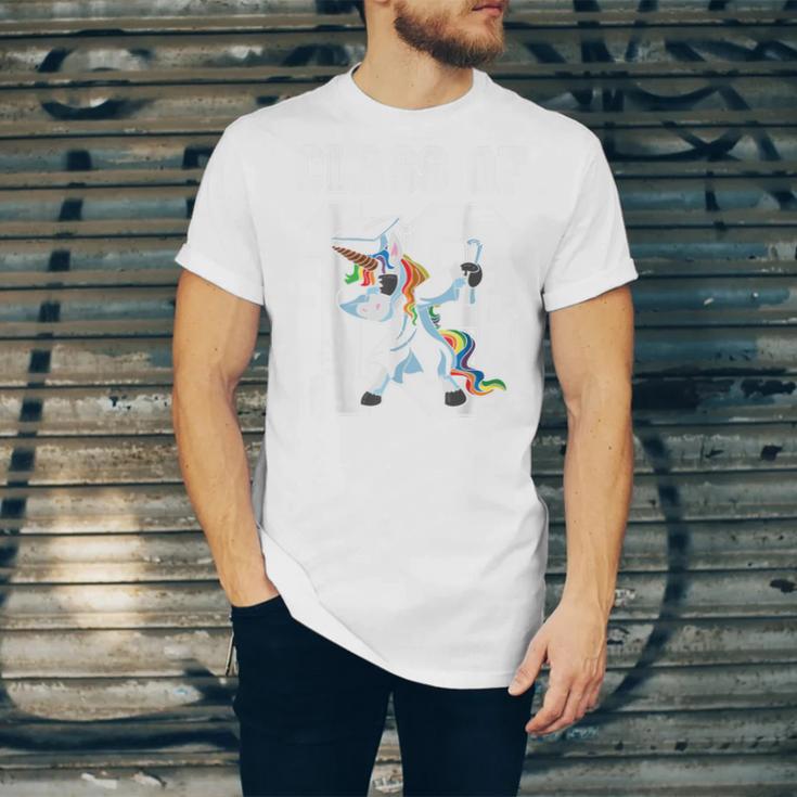 Class Of 2018 Graduation Dabbing Unicorn Unisex Jersey T-Shirt