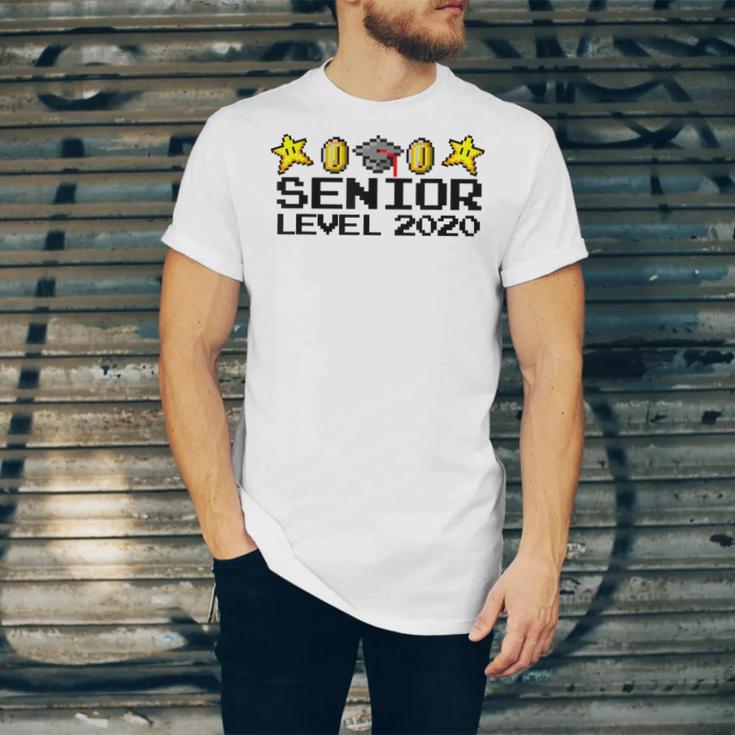 Class Of 2020 Senior Retro Video Game Graduation Gamer Unisex Jersey T-Shirt