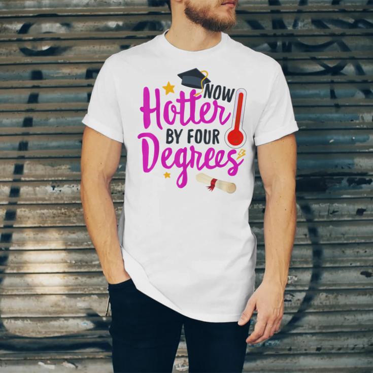 Class Of 2022 Four Degrees Hotter Graduation Day Master Grad Unisex Jersey T-Shirt
