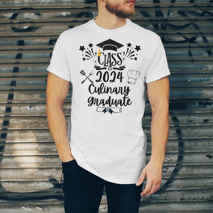 Class Of 2024 Culinary Graduate Culinary Chef Graduation Unisex Jersey T-Shirt