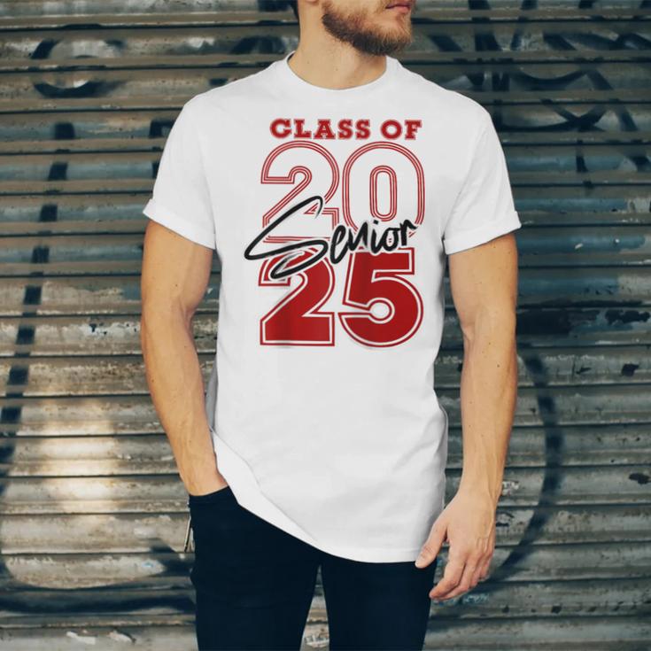 Class Of 2025 Senior 2025 Graduation Red Raglan Baseball Tee Unisex Jersey T-Shirt
