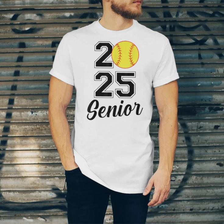 Class Of 2025 Softball Senior Graduation Graduate Women Unisex Jersey T-Shirt
