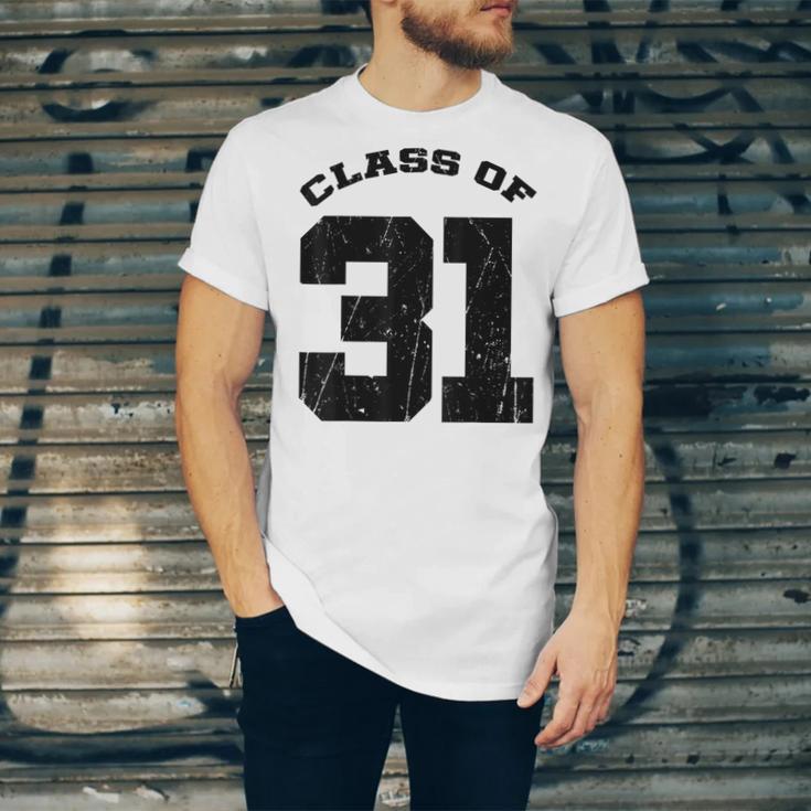 Class Of 31 Date High School Kindergarten Graduation Shirt Unisex Jersey T-Shirt