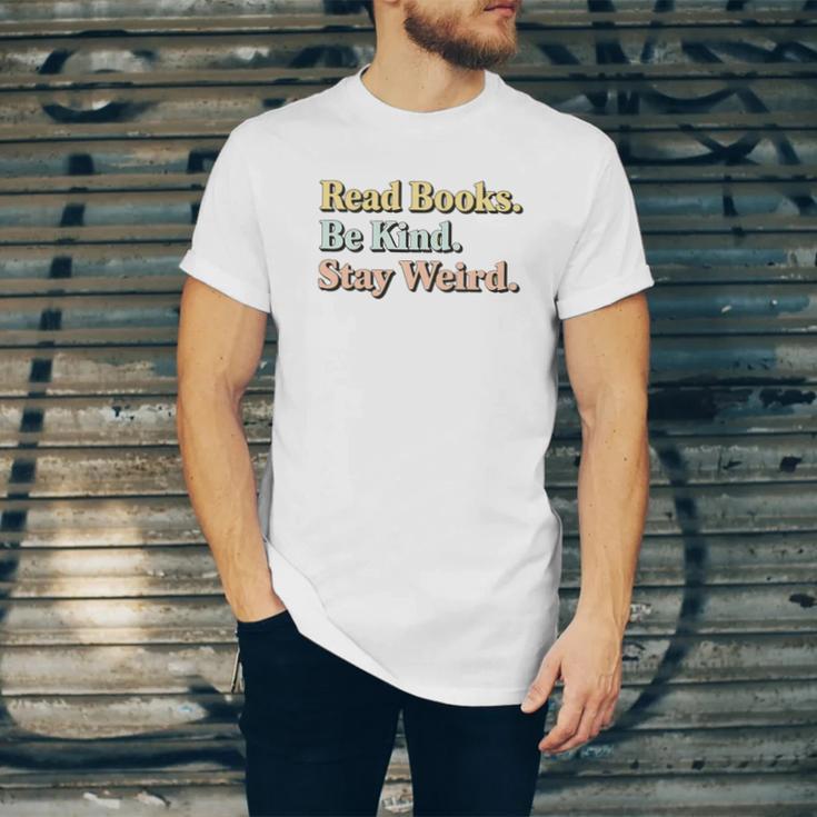 Classic Read Books Be Kind Stay Weird Positive Reader Premium Tri-Blend Unisex Jersey T-Shirt Classic Read Books Be Kind Stay Weird Positive Reader Premium Tri-Blend Unisex Jersey T-Shirt