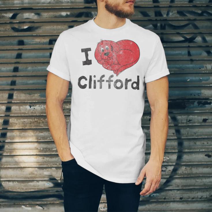 Clifford The Big Red Dog I Heart Clifford Childrens Books Unisex Jersey T-Shirt