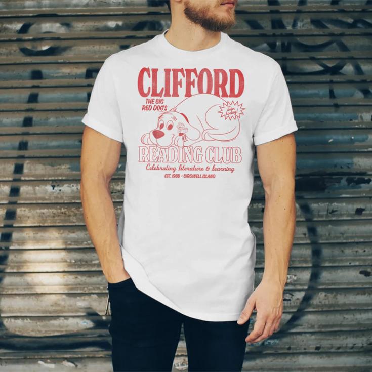 Clifford The Big Red Dog Reading Club Est 1988 Kids Books Unisex Jersey T-Shirt