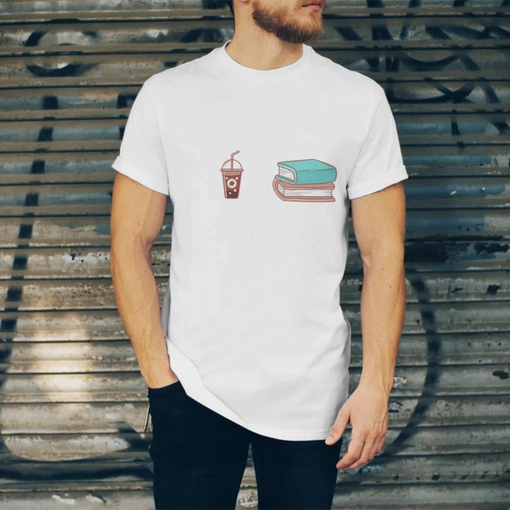 Coffee And Books Unisex Jersey T-Shirt