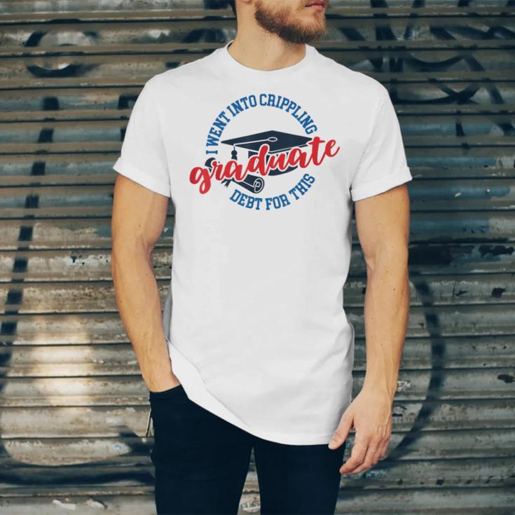 College University School Graduation Debt Loan Unisex Jersey T-Shirt
