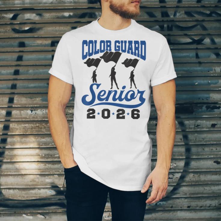 Color Guard Senior 2026 Flags Marching Band Graduation Grad Unisex Jersey T-Shirt