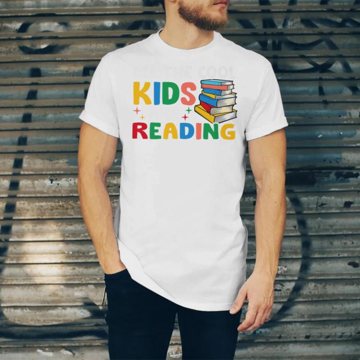 All The-Cool Kids Are Reading Teacher Book Lover Librarian Premium Unisex Jersey T-Shirt All The-Cool Kids Are Reading Teacher Book Lover Librarian Premium Unisex Jersey T-Shirt