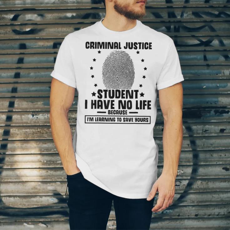 Criminal Justice School Degree Graduation Day Student Unisex Jersey T-Shirt