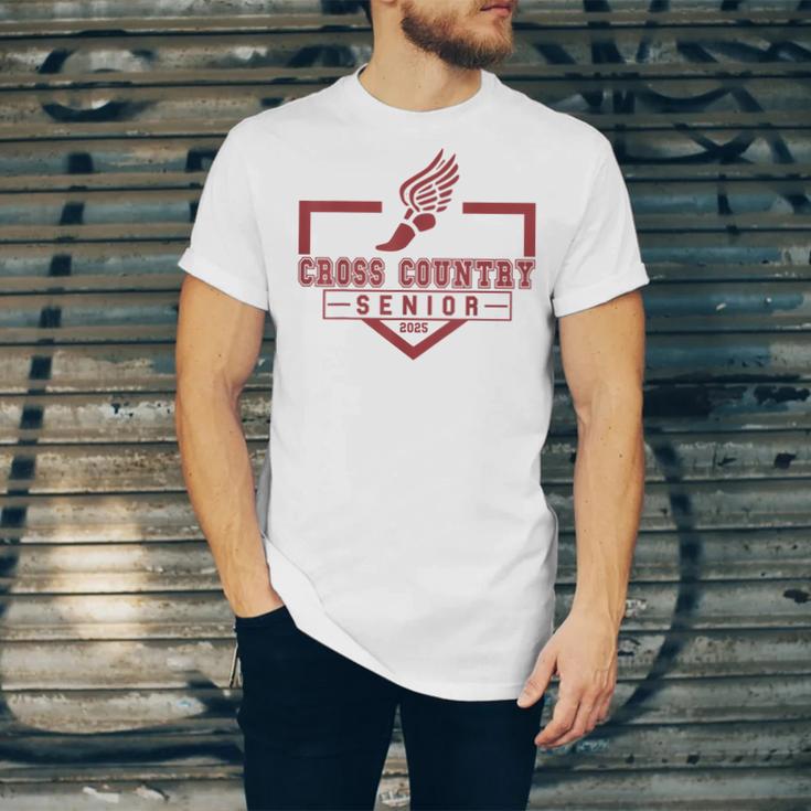 Cross Country Senior Night Senior 2025 Graduation Party 47 Unisex Jersey T-Shirt