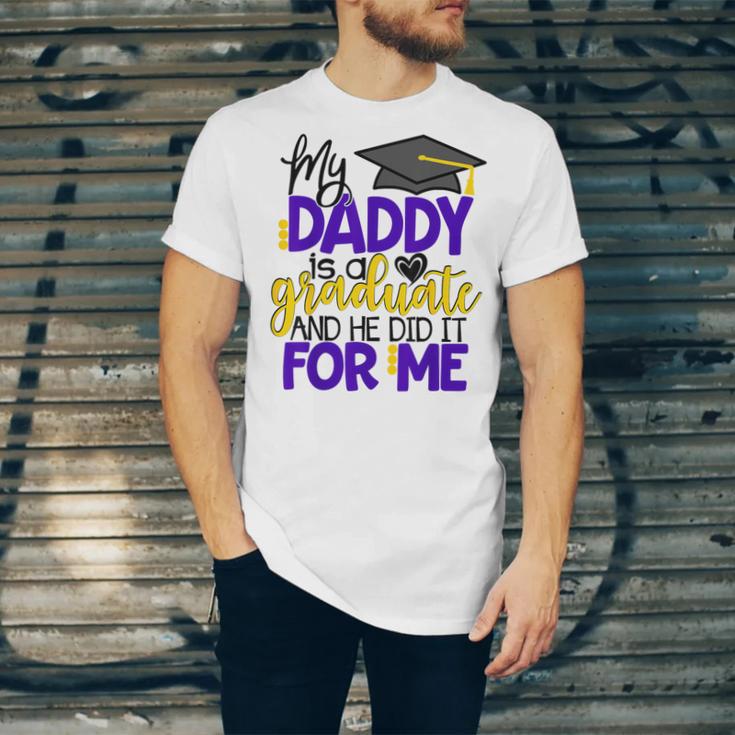 My Daddy Is A Graduate Shirt Matching Family Graduation Unisex Jersey T-Shirt