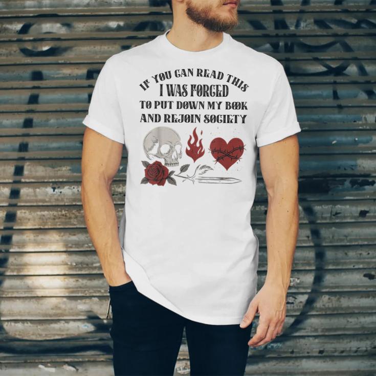 Dark Romance Bookish Merch Put My Book Down Spicy Book Women Unisex Jersey T-Shirt