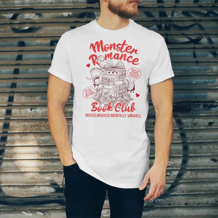 Dark Romance Reader Reading Monster Romance Book Club Unisex Jersey T-Shirt