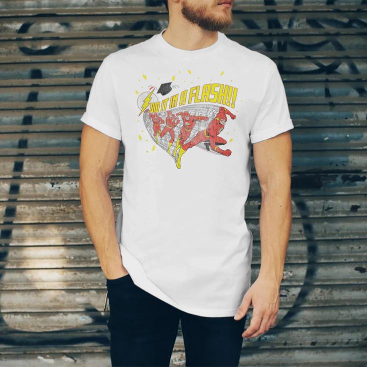 DC Comics The Flash Graduation Did It In A Flash Unisex Jersey T-Shirt