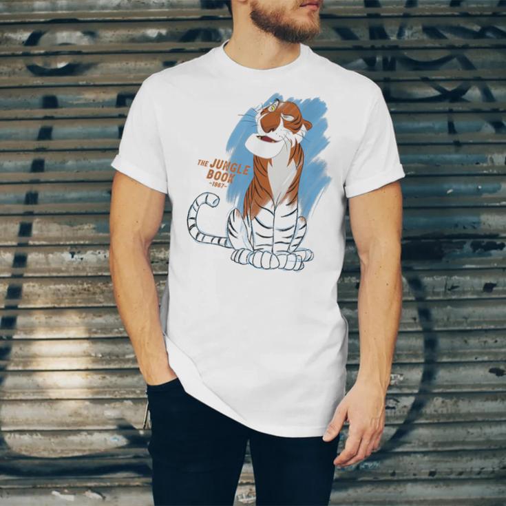 Disney Ink And Paint Shere Khan From The Jungle Book 1967 Unisex Jersey T-Shirt