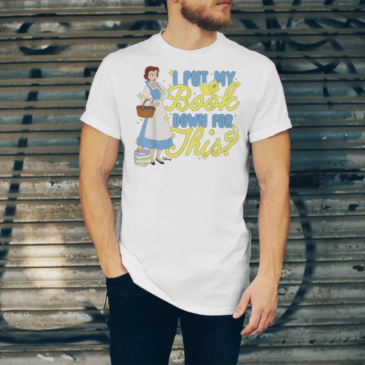 Disney Princess Belle I Put My Book Down For This Unisex Jersey T-Shirt