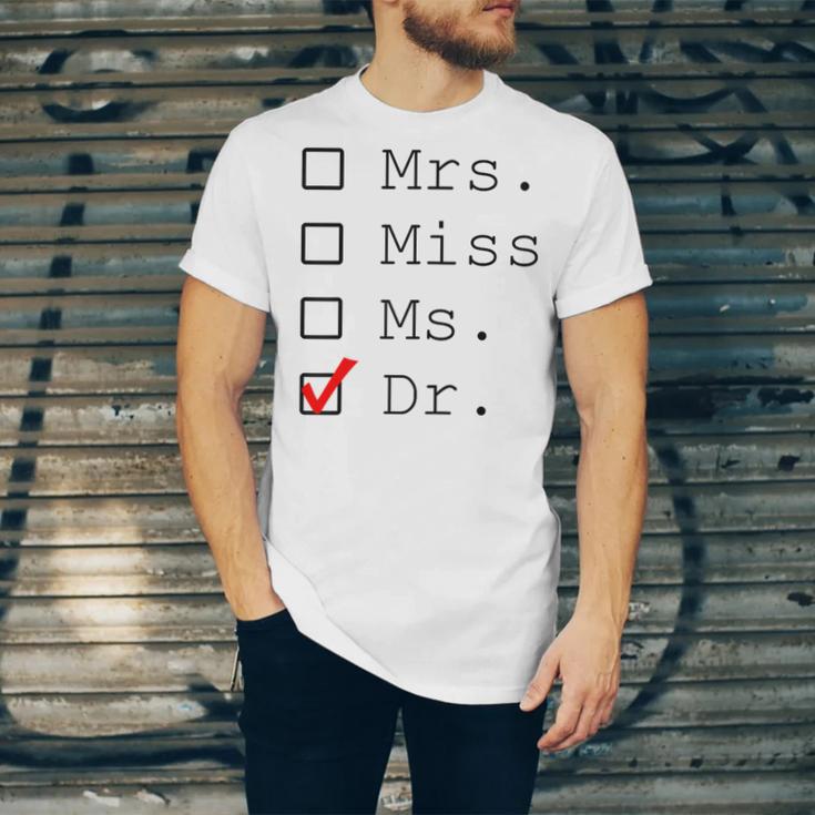 Doctor Graduation Unisex Jersey T-Shirt
