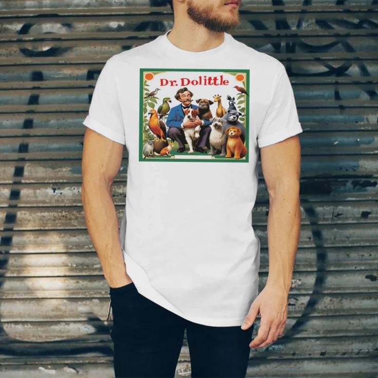 Dr Dolittle Children's Book Cover Premium Tri-Blend Unisex Jersey T-Shirt Dr Dolittle Children's Book Cover Premium Tri-Blend Unisex Jersey T-Shirt