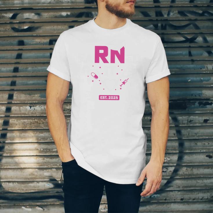 Earned It RN 2025 Nurse Graduation Nursing School Graduate Premium Tri-Blend Unisex Jersey T-Shirt