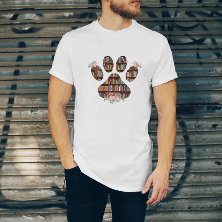 Easily Distracted By Dogs And Books Unisex Jersey T-Shirt Easily Distracted By Dogs And Books Unisex Jersey T-Shirt
