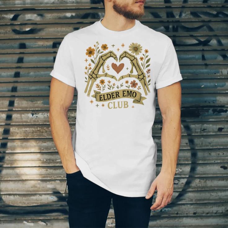 Elder Emo Club Skeleton Hands Heart Nostalgia Premium Tri-Blend Unisex Jersey T-Shirt Elder Emo Club Skeleton Hands Heart Nostalgia Premium Tri-Blend Unisex Jersey T-Shirt