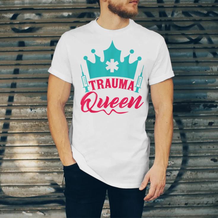 EMT Trauma Queen Paramedic Student T-Shirt Graduation Unisex Jersey T-Shirt