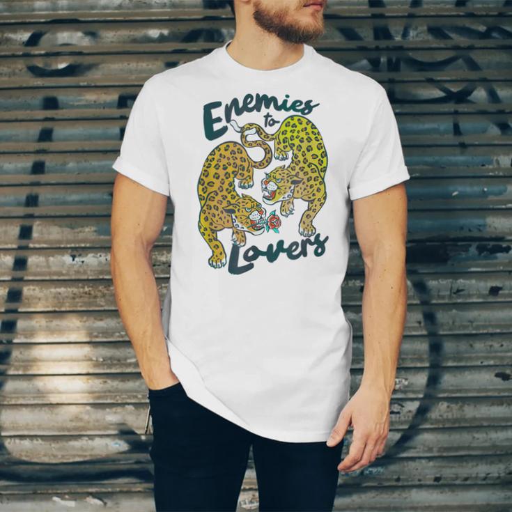 Enemies To Lovers Jaguar Tee Romance Book Plot Device Trope Unisex Jersey T-Shirt
