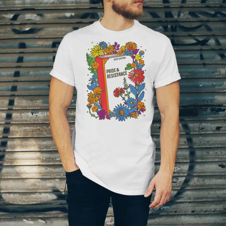 Equal Rights Book Flower Resist Feminist LGBTQ Floral Unisex Jersey T-Shirt