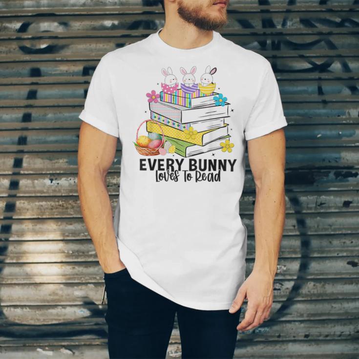 Every Bunny Loves To Read Easter Cute Reading Books Lover Unisex Jersey T-Shirt Every Bunny Loves To Read Easter Cute Reading Books Lover Unisex Jersey T-Shirt