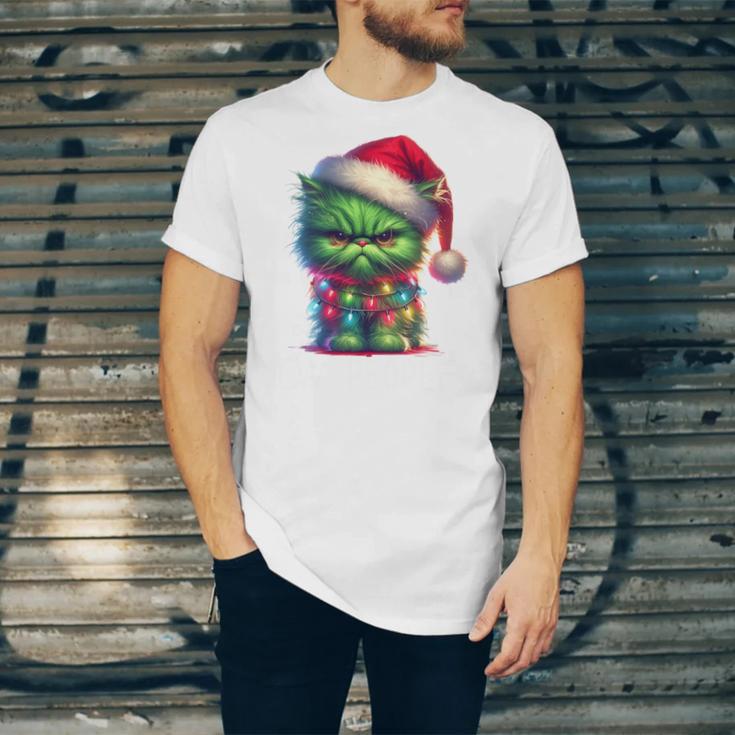Ew People Meowy Cat Christmas Introvert Men Women Unisex Jersey T-Shirt Ew People Meowy Cat Christmas Introvert Men Women Unisex Jersey T-Shirt