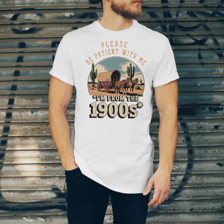 Father’s Day Please Be Patient With Me I'm From The 1900s Premium Unisex Jersey T-Shirt