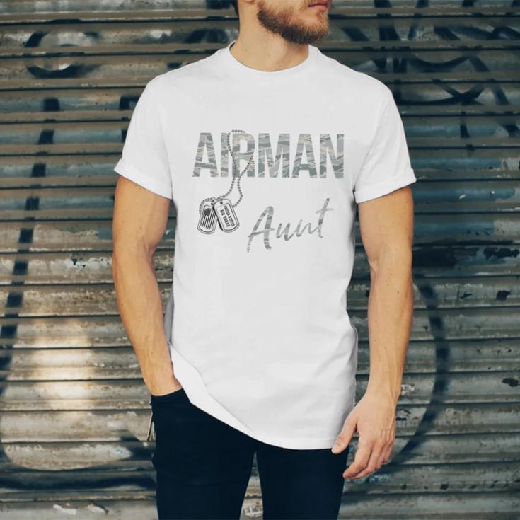 My Favorite Airman Calls Me Aunt US Air Force Graduation Unisex Jersey T-Shirt