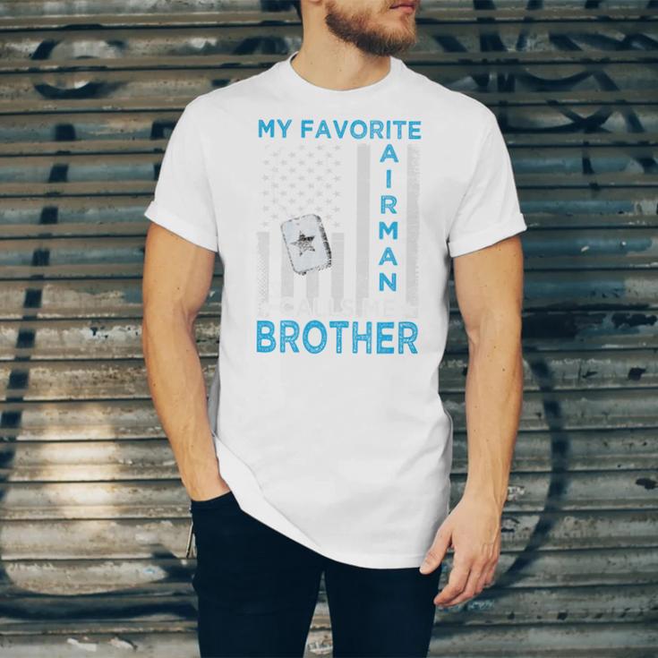 My Favorite Airman Calls Me Brother Airman Graduation Premium Tri-Blend Unisex Jersey T-Shirt