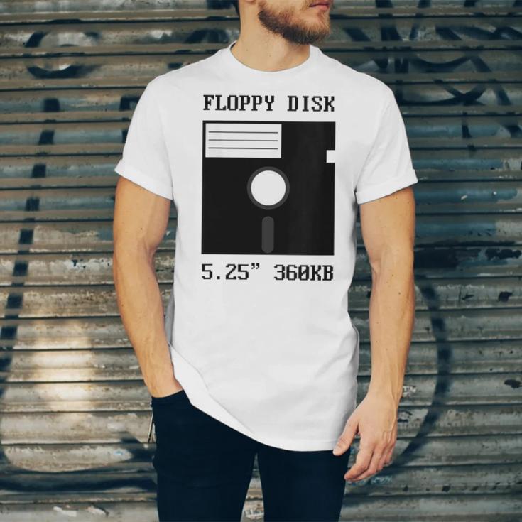 Floppy Disk Computer Nostalgia Fun PC Enthusiast History Unisex Jersey T-Shirt