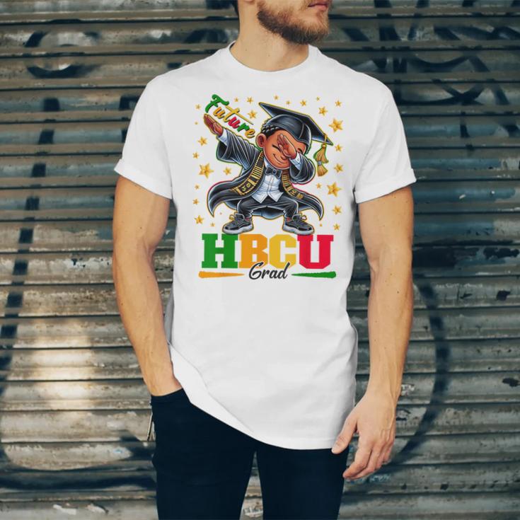 Future HBCU Grad Dabbing Kid Graduation For Boys Kids Unisex Jersey T-Shirt