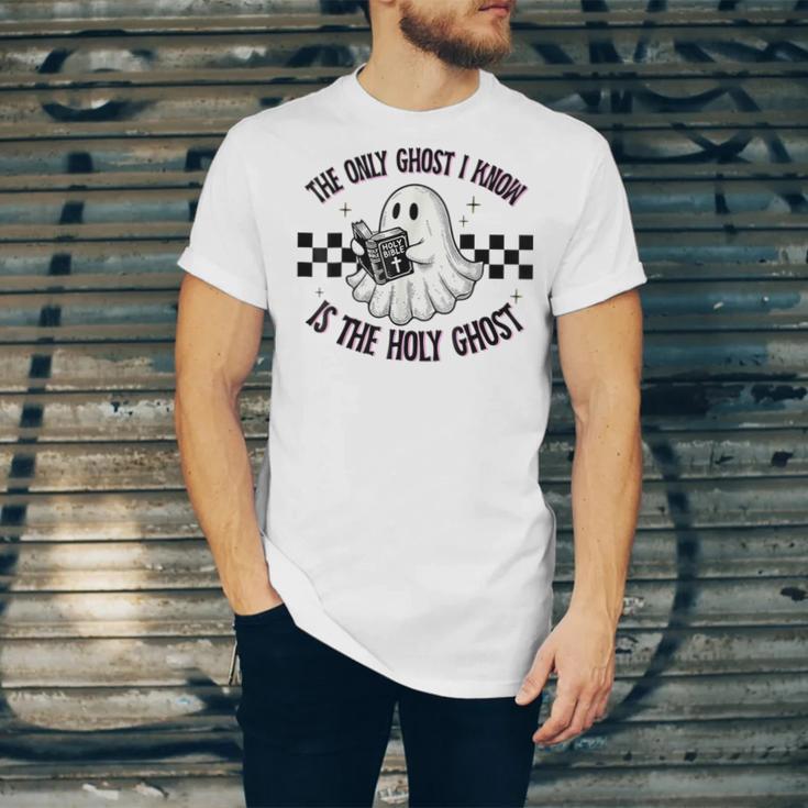 The Only Ghost I Know Is The Holy Ghost Ghost Read Book Unisex Jersey T-Shirt
