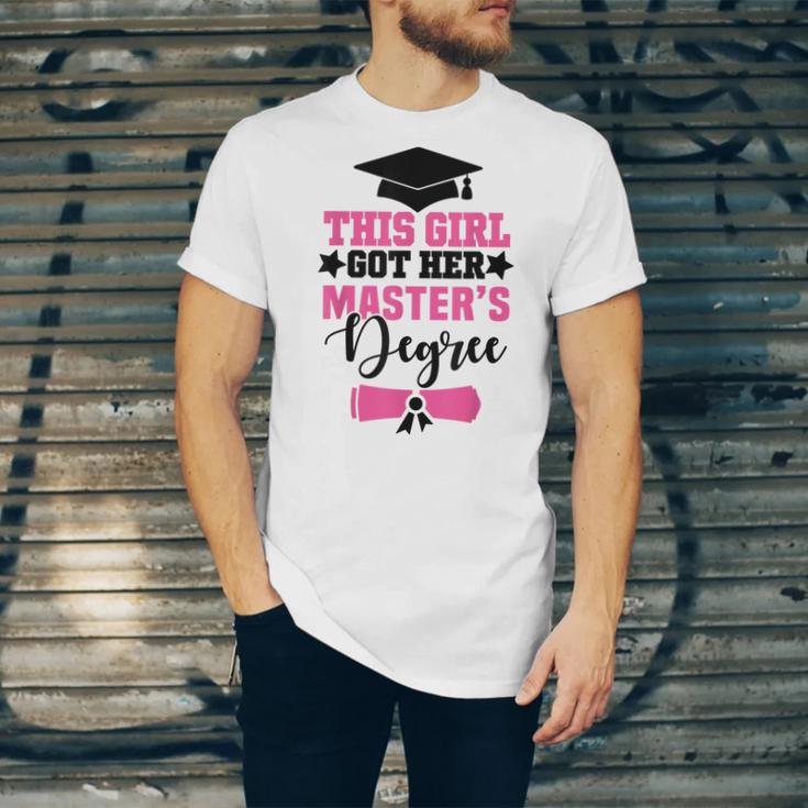 This Girl Got Her Masters Degree Graduation Mastered It 2024 Unisex Jersey T-Shirt
