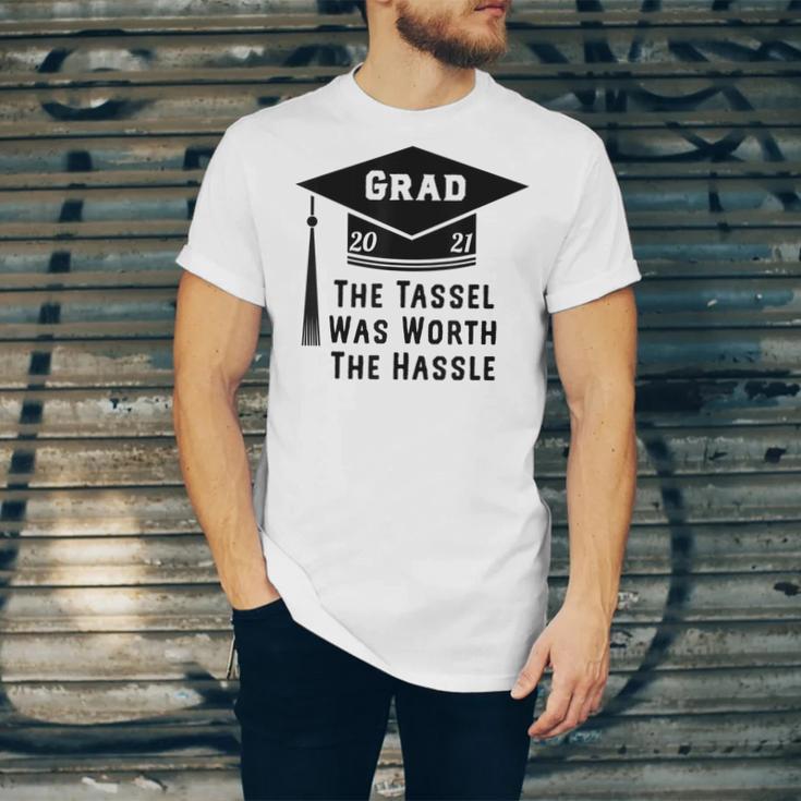 Grad 2021 Graduation Tassel Was Worth The Hassle Unisex Jersey T-Shirt